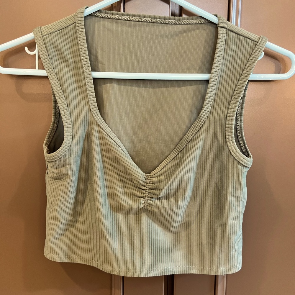 Five Dancewear Sweetheart Scoop, size Petite Adult, which is same as XS.